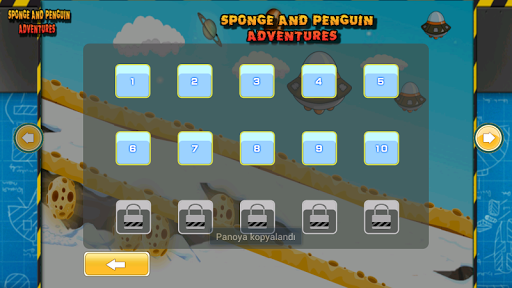 Sponge and Penguin Ski