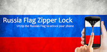 Russian Flag Zipper Lock Screen APK