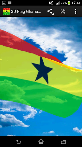 3D Flag Ghana LWP