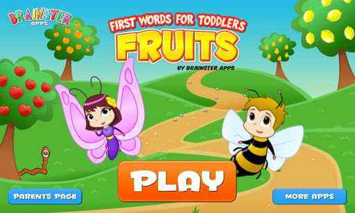 Toddlers First Words Fruits