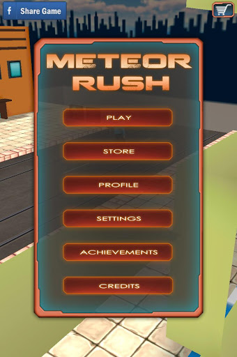 Meteor Rush Action 3D Game