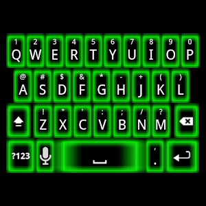 Green Glow Keyboard Skin