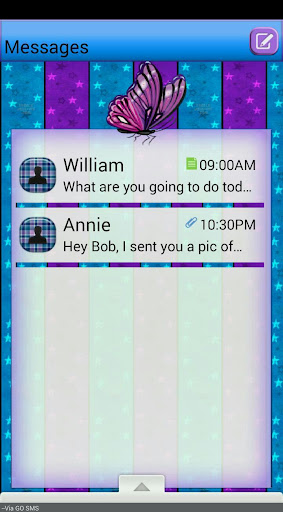 ButterflyStar GO SMS THEME