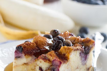 Blueberry Banana French Toast Bake