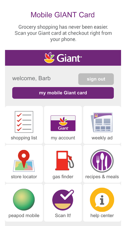 My Giant App – GIANT Food Stores on the App Store – OQWCDG