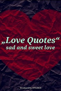 Love Quotes sad and sweet love