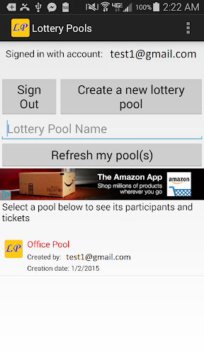 Lottery Pools