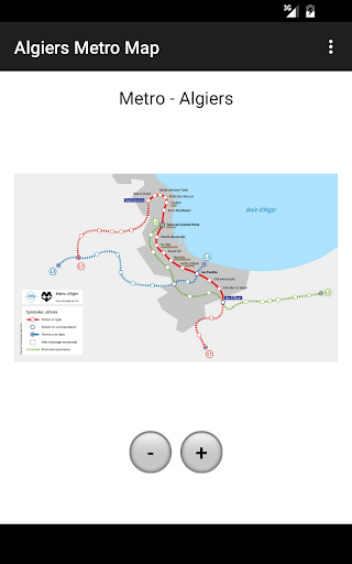 Algiers Metro Map