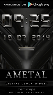 AMETAL Designer Clock Widget Screenshots 9