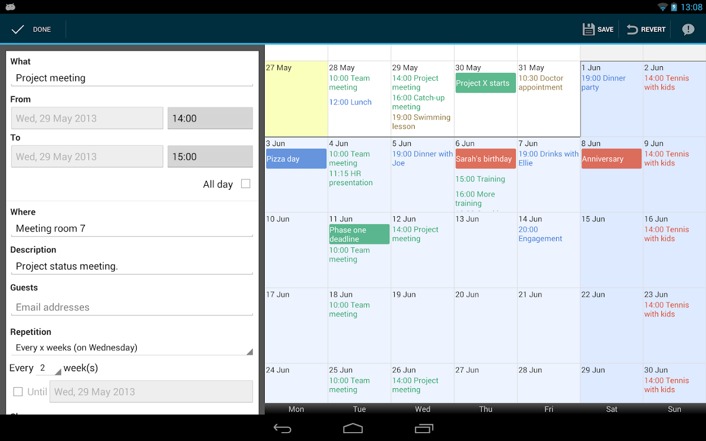 Touch Calendar Android Apps on Google Play