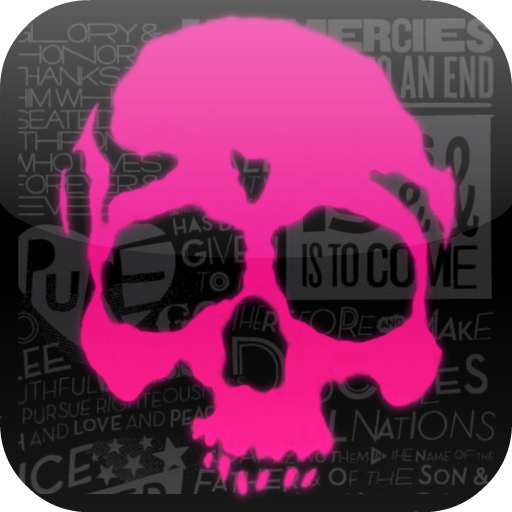 Neon Skulls Live Wallpaper 個人化 App LOGO-APP開箱王