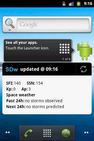 Solar Data Widget for Hams