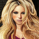Celebrity Shakira Makeover mobile app icon