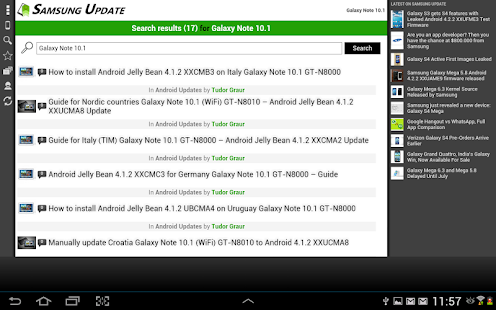 Samsung Update - screenshot thumbnail