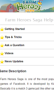 Farm Heroes Saga Help - screenshot thumbnail
