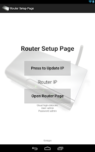 Router Setup Page screenshot 2