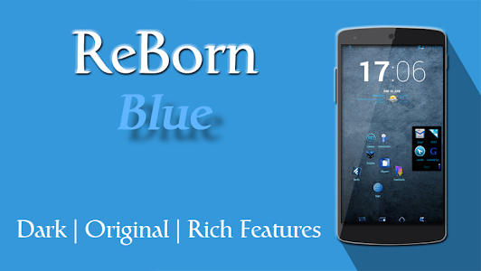 Screenshot ReBorn Blue : CM11 Theme v3.1