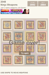 Free Download 2048: Ninja Weapons APK for PC