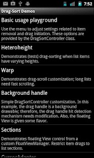 Drag-Sort Demos