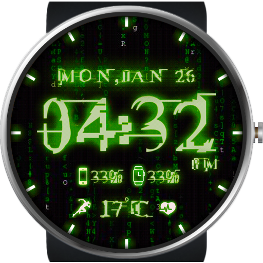 Часы Матрикс. Цифровой watchface. 8 Битные часы ручные. Matrix Style watchface. 8 бит часы