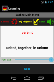 Learn German Words Fast inter. Screenshots 7