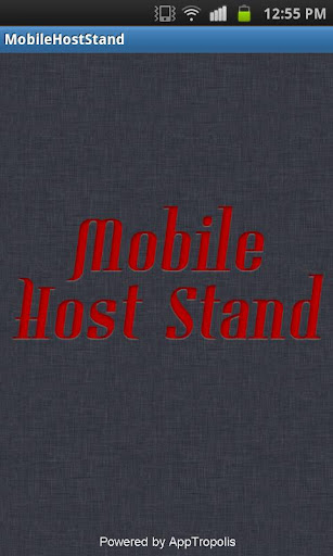 Mobile Host Stand