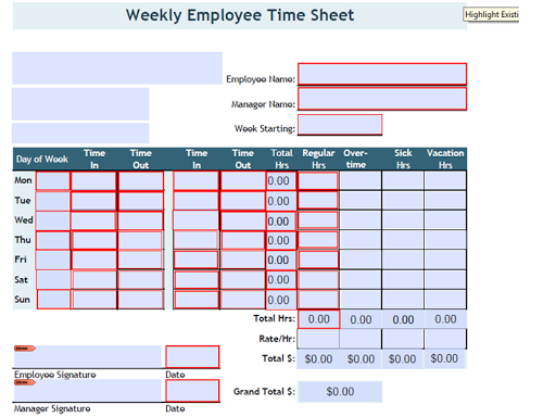 Time Sheet Complete