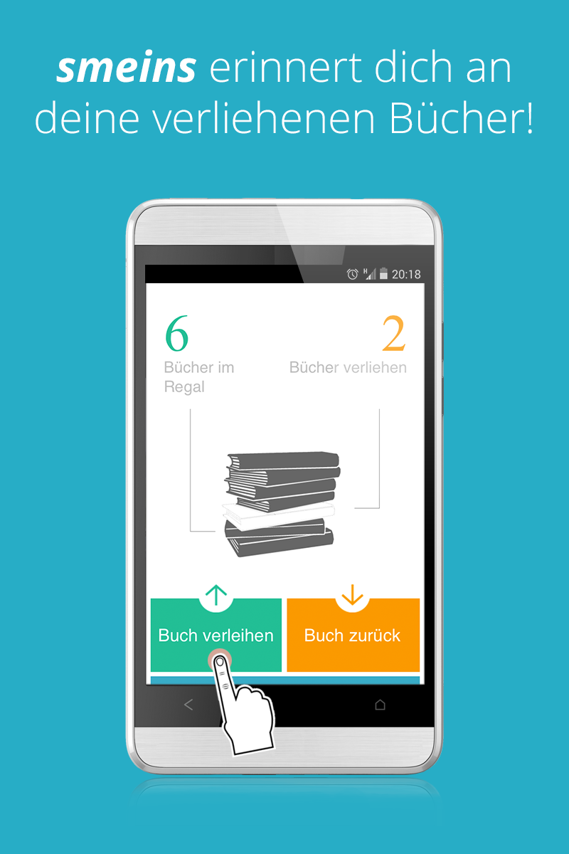 Android application smeins - easy Bücher verleihen screenshort
