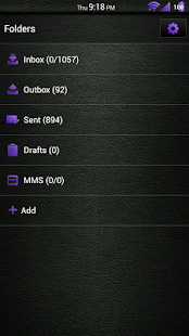 Download Leather Purple GoSMS Theme APK for PC