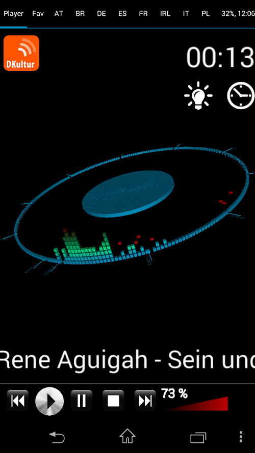 Android application Web Radio Player Premium screenshort