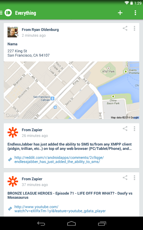 Pushbullet - screenshot