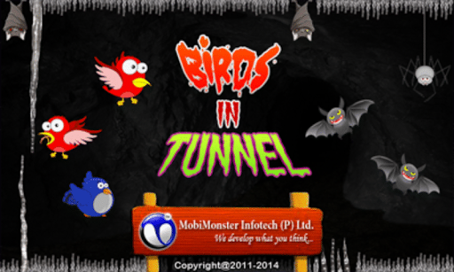 Birds In Tunnel Flapping