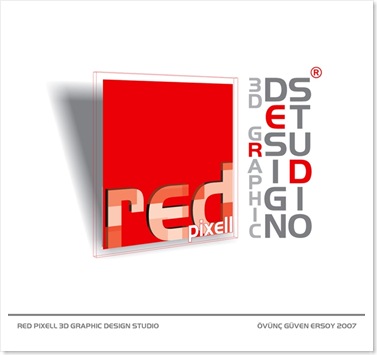 red pixell logo tasarım