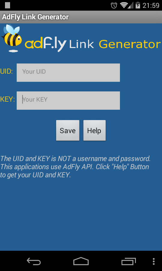 AdFly Generator - screenshot