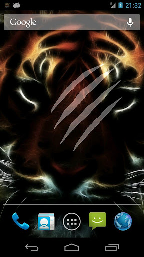 【免費個人化App】Neon Tiger Live Wallpaper-APP點子