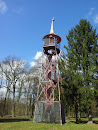 Oude Spits van de Watertoren van Staatsmijn Hendrik, op de Verwaarloosde Glijbaan.(1900s)