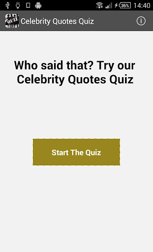 Celebrity Quotes Quiz