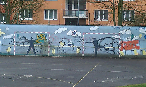 Dva Brankari graffiti