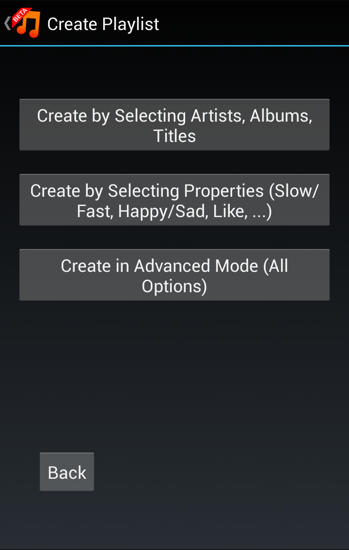 Bright Playlist Maker Key Screen 2