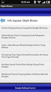 Bangka Belitung Tourism Screenshots 1