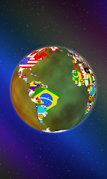 World Flag Globe LiveWallpaper poster 1