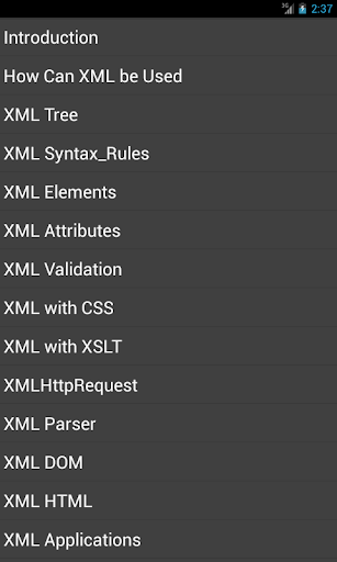 XML Tutorial