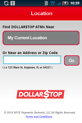 DOLLARSTOP ATM Locator
