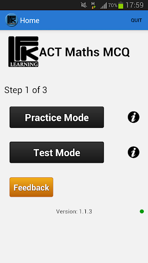 ACT Math MCQ