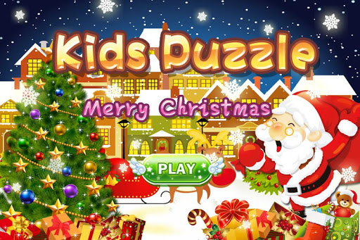 キッズパズル - メリークリスマス 英語の動物学の知識