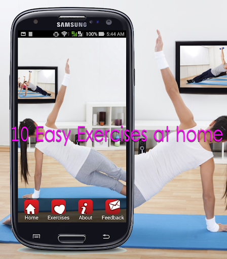 【免費健康App】10 Easy Exercises at home-APP點子