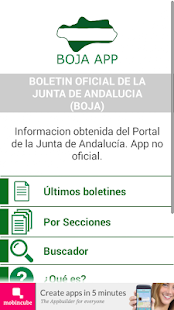 Boletín Andalucía Screenshots 1