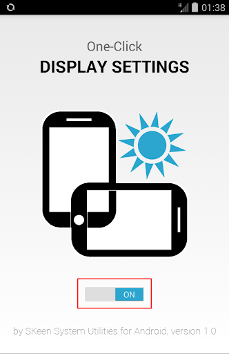 One-Click Display Settings