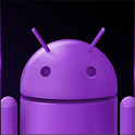 GO SMS Dark Purple Theme logo