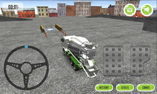 Construction Truck Parking 3D